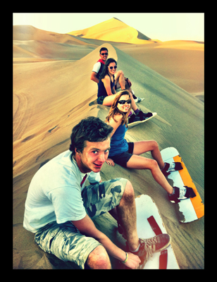 Team Sandboarding